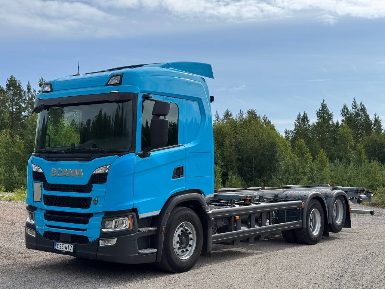 Scania G410 CNG 6x2 med stora...