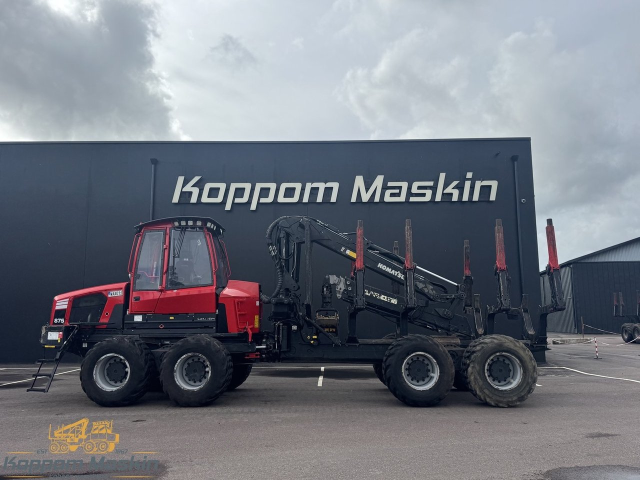 Komatsu 875, 9900h - Skotare