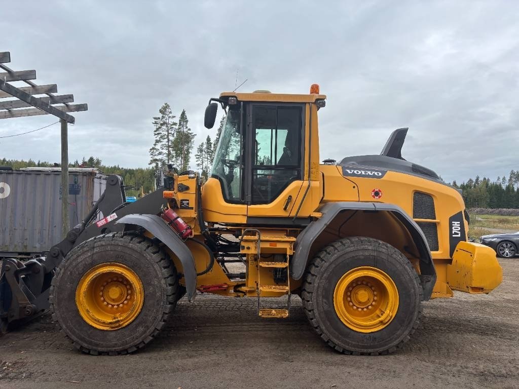 Volvo L70 H Skevfäste, GPS Leica