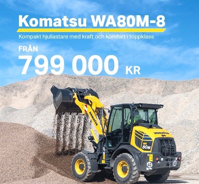 Kampanj! Komatsu WA80-8 kompa...