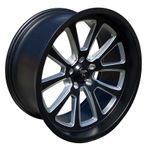 Concave Black / Milled 8,5x20 +10x20 - NYHET GM 5x4,75