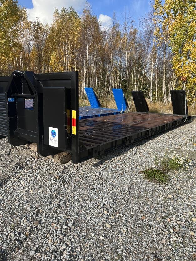 Maskinflak lågbyggd 22 ton