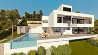 Imponerande villa i Ibiza-stil i Altea