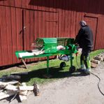 Vedklyv, eldriven, 7 ton, 40-70 cm,