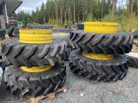 John Deere Dubbelmontage komplett