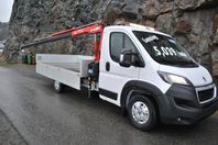 Peugeot Boxer Flakbil 165HK Kran ML 150.3