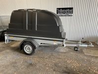 Släpvagnskåpa - Jaxal - monterat & klart på din vagn