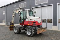 Uthyrning Hjulgrävare Takeuchi TB295W Rotor,redskap vagn