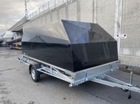 Kåpasläp, släp med kåpa , EU trailer 750 kg släpvagn