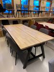 Bord Carradale 220 cm massiv oljad ek
