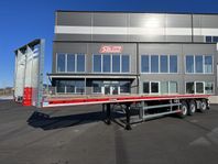 MAX Trailer , 3-axlad Flaktrailer , Norgeboggi , Snabb lev