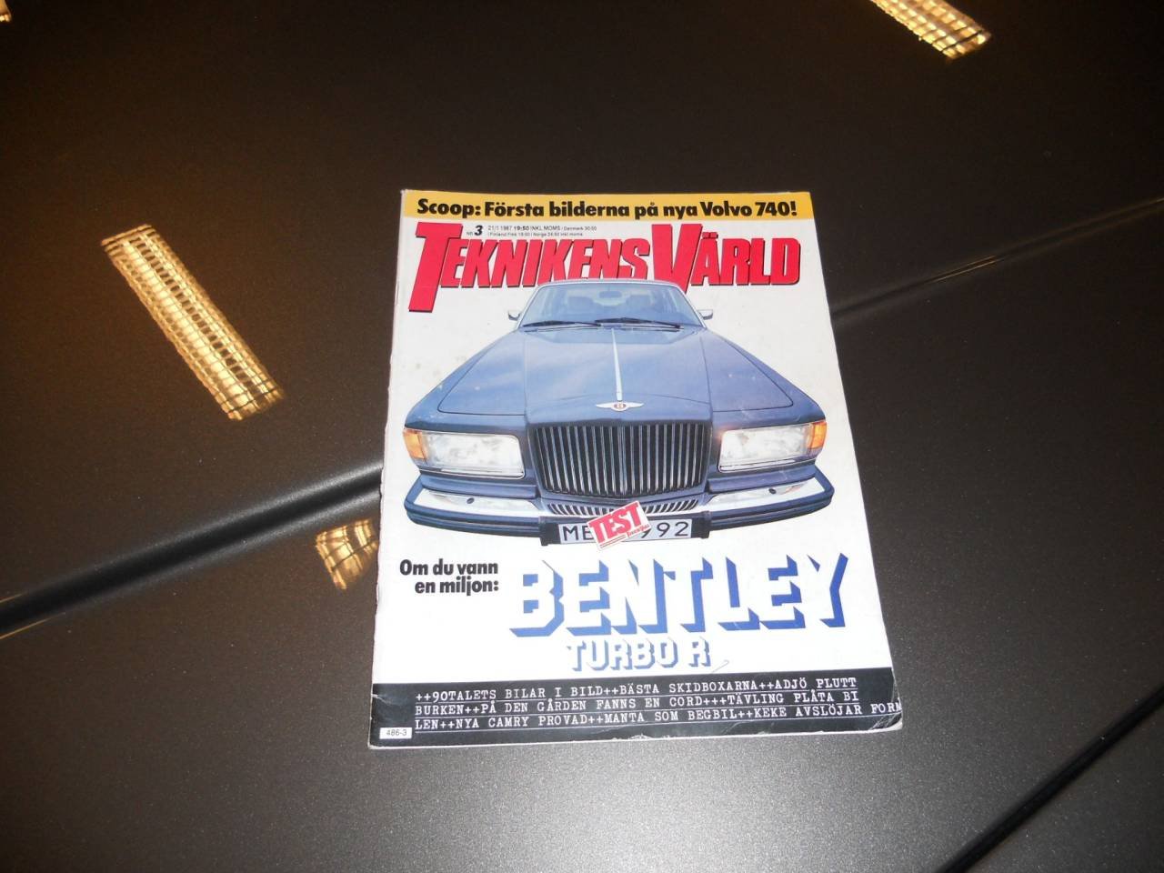 Bentley Turbo R 6.75 V8 Automatic, 3-trinn, 330hk, 1987