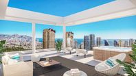 Centrala penthouse - lägenheter med havsutsikt i Benidorm