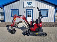 Yanmar ViO12 minigrävmaskin / Joystick / breddbar