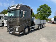 Volvo FH13 540 8x4*4 Tridem Brädgårdsbil 7 St. Utskjut Kran