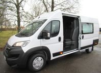 Opel Movano 165 CDTI L4 H2 7-sitsig Dubbelhytt, Drag 3000 kg