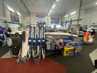 Vattenleksaker, åkringar, vattenskidor, wakeboard