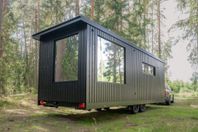 Villavagn / Tiny house / Hus på hjul 80km/h #NYHET