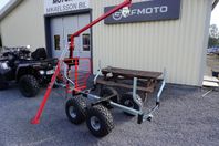ATV Timmervagn Ultratec inkl Kran