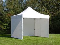 Snabbtält FleXtents PRO 3x3m Vit, inkl. 4 sidor - Eventtält