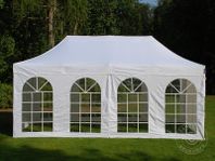 Snabbtält FleXtents PRO Vintage Style 3x6m Vit inkl. 6 sidor