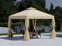 Paviljong Osiris 3x3m, Sand - Trädgårdspaviljong, Pergola