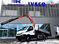 Iveco 70C18H Kran & Flak med tipp