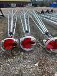 Gödselomrörare hydraulisk för lastmaskin och grävmskin
