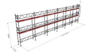 Altrad Modul byggställning 18x6m m dubbelräcke 63500:-