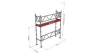 Assco Modul 3x4m med Dubbelräcke 7900:-