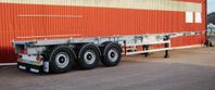 Fruehauf Containerchassi 34 ton 20' mitt + 30 mitt 40 conta