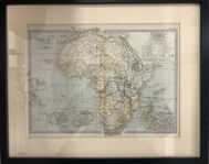 Karta Africa, Century Atlas of the World 1897
