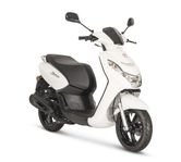 Peugeot Kisbee Icy White EU-moped Euro5 kampanj