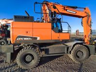 Doosan DX 160 W -5 , Lätt begagnad