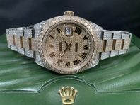 Rolex Datejust 41 126331 G/S Rosé Custom Made Diamond