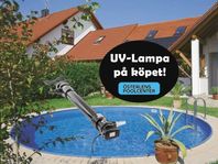 Coralpool 4,2x1,2 med Blå Liner "UV-lampa på köpet"