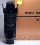 Nikon AF-S 70-200/2,8 G IF-ED VR II