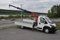 Peugeot Boxer Flak med kran ML 150,3 +1