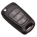 Hyundai Larmdosa nyckelskal flip key 3 knappar