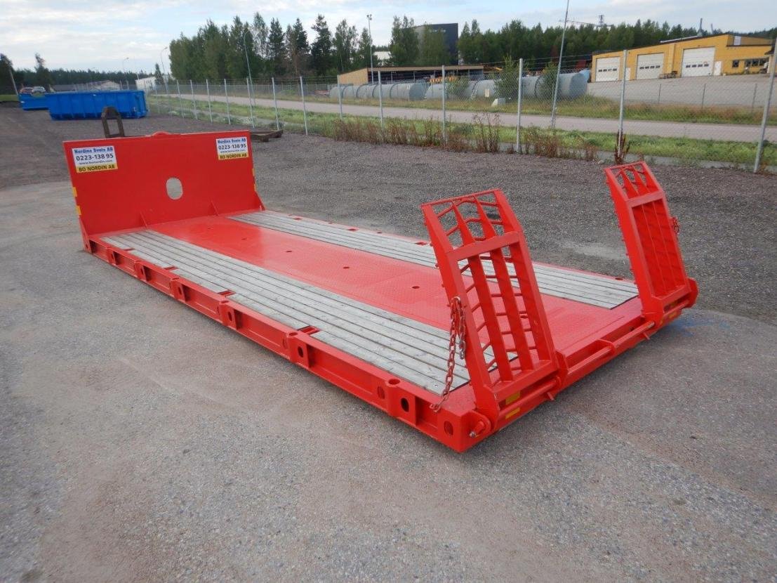 Maskinflak 25ton 6,5m med rul...