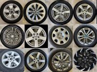 Tesla S 19", Mini, Toyota, Mitsubishi, Peugeot  15" + 18" 