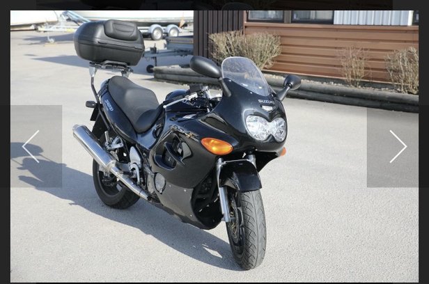 SUZUKI GSX750F Katana 750cc 92hk Låg mil säl - såld eller borttagen