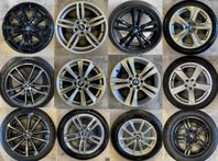 Exkl. BMW org. M-hjul 16"-18" 1/2/3/5-ser I3 ix 