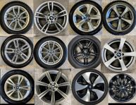 Exkl. BMW org. M-hjul 16"-19" 1/2/3/5-ser I3 