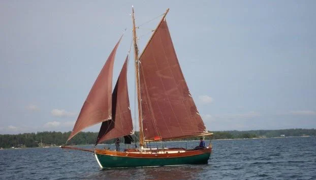 Classic Gaff-Rigged Yacht från 1998 image