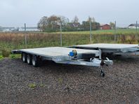 Maskin / Biltransport trailer, flak 6000*2500mm, Atlas