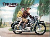 Delar nya & beg.  Triumph, BSA, Norton m fl.    Års 1950- 70