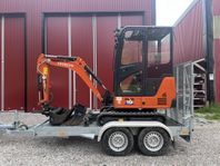 Hitachi ZX19 -22 35 timmar ink trailer