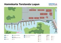 Båtplats Torslanda Lagun 12x3,6m