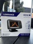 Oanvänd Lowrance hook2 5x splitshot dubbla ekolodsgivare 